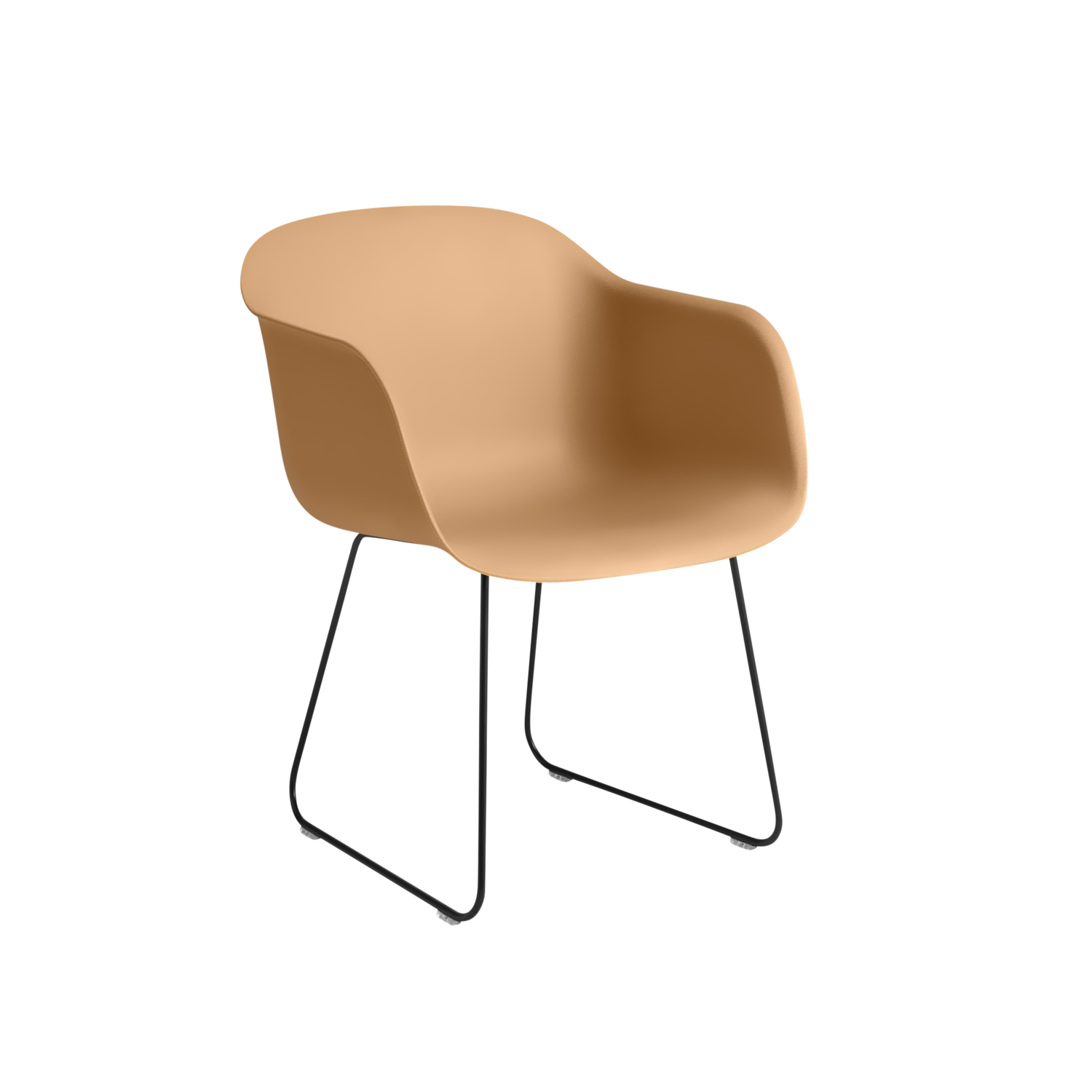 FIBER ARMCHAIR Sled Base餐椅