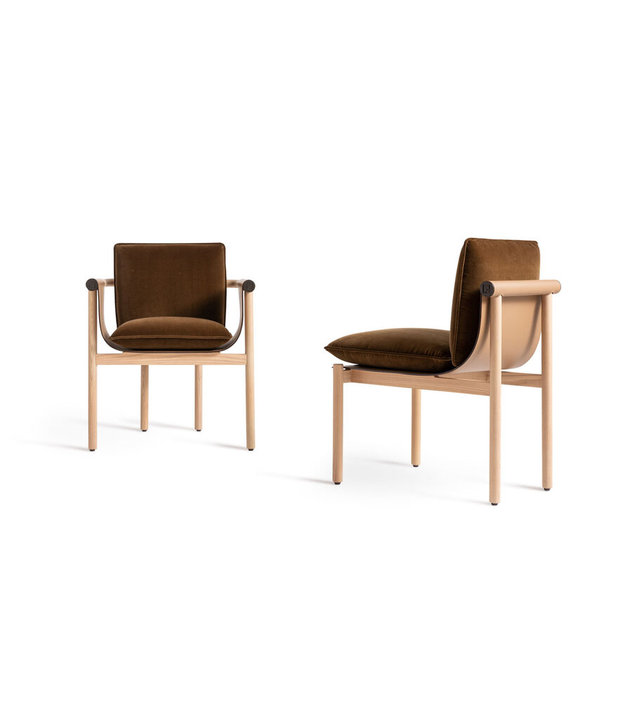 FENDITotu wood chair餐椅
